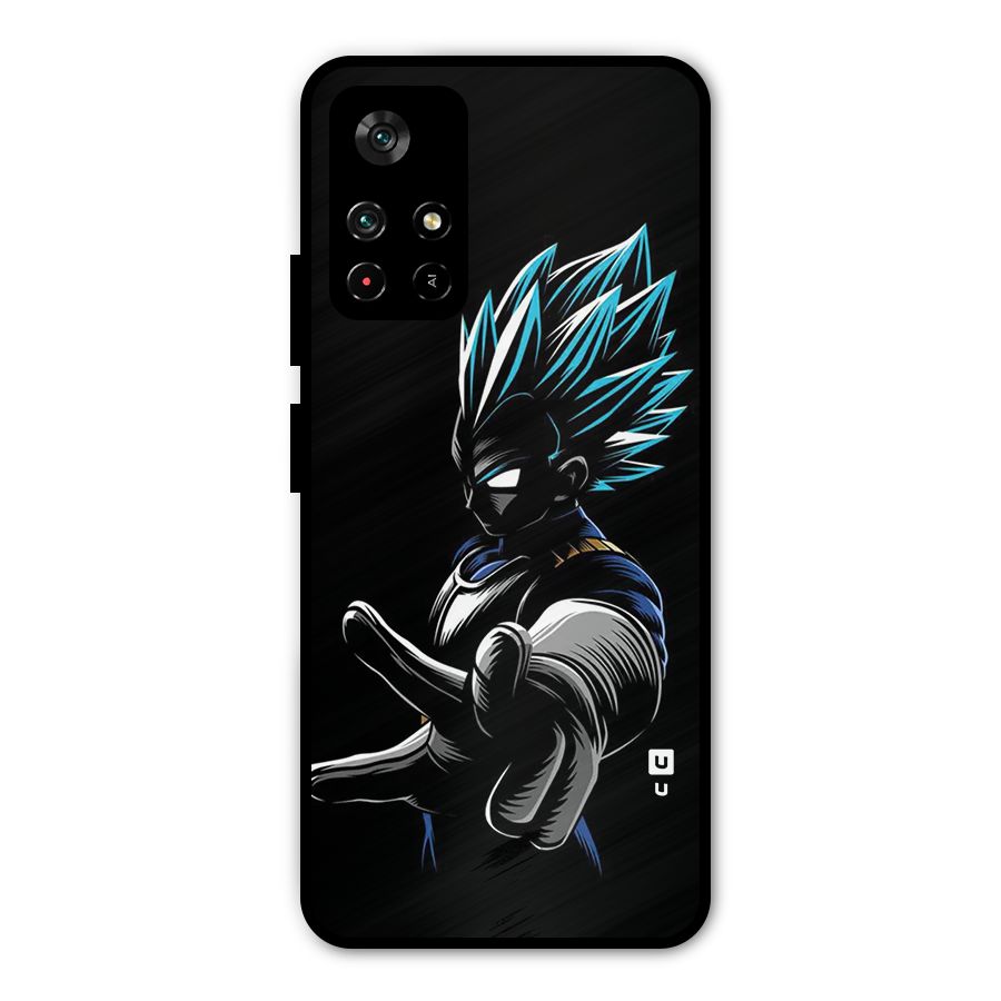 Vegeta Super Saiyan Metal Back Case for Poco M4 Pro 5G