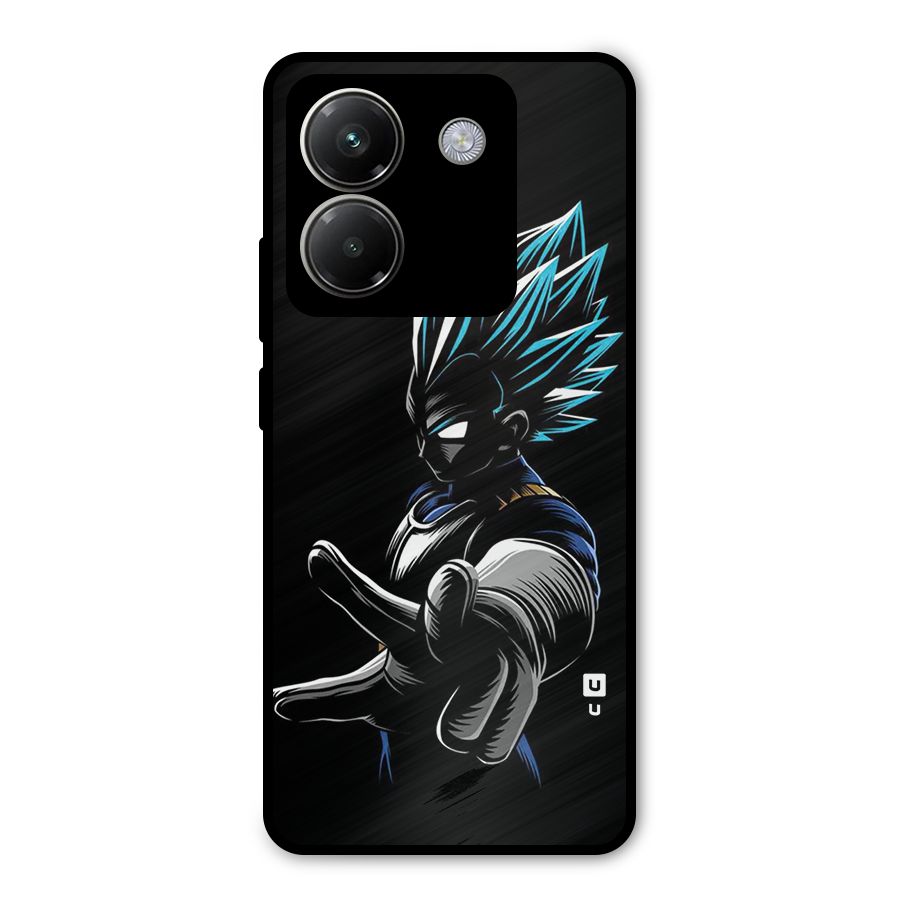 Vegeta Super Saiyan Metal Back Case for Poco M7 Pro 5G