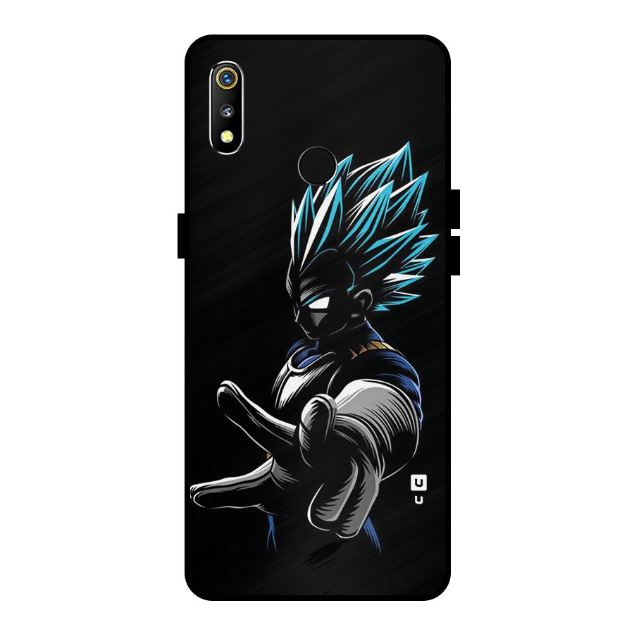 Vegeta Super Saiyan Metal Back Case for Realme 3i