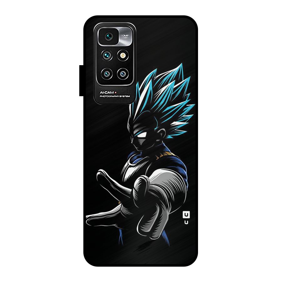 Vegeta Super Saiyan Metal Back Case for Redmi 10 Prime
