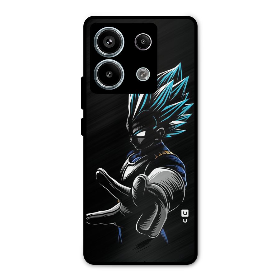 Vegeta Super Saiyan Metal Back Case for Redmi Note 13 Pro 5G