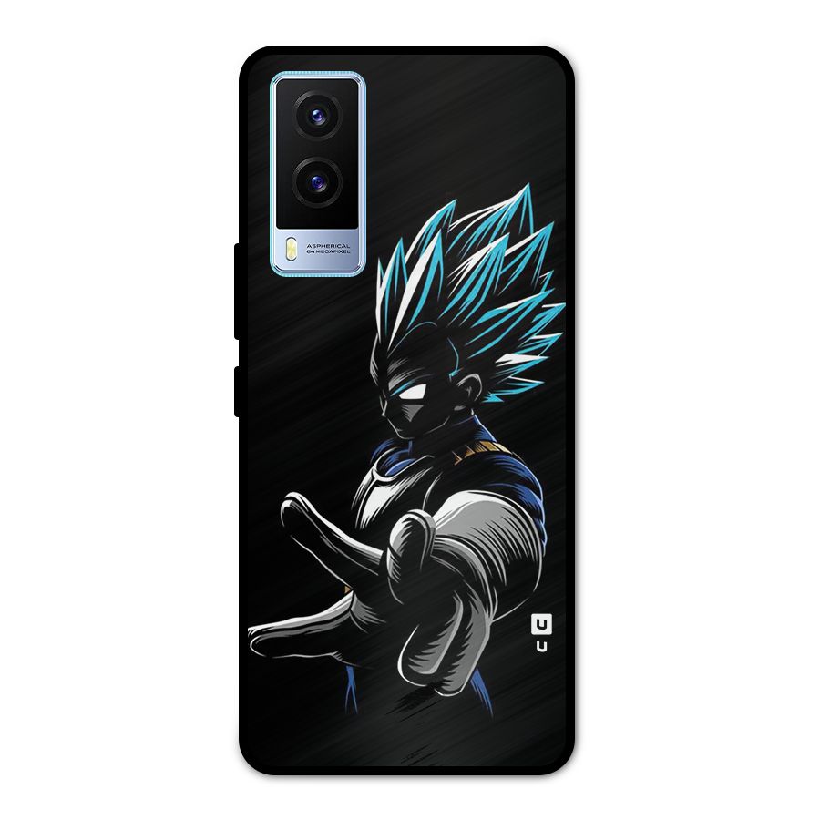 Vegeta Super Saiyan Metal Back Case for Vivo V21e 5G