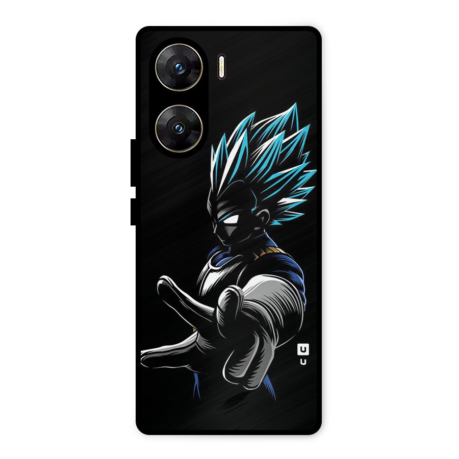 Vegeta Super Saiyan Metal Back Case for Vivo V29e