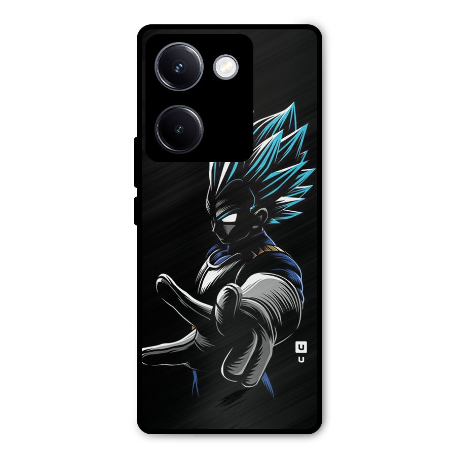 Vegeta Super Saiyan Metal Back Case for Vivo Y300 Plus