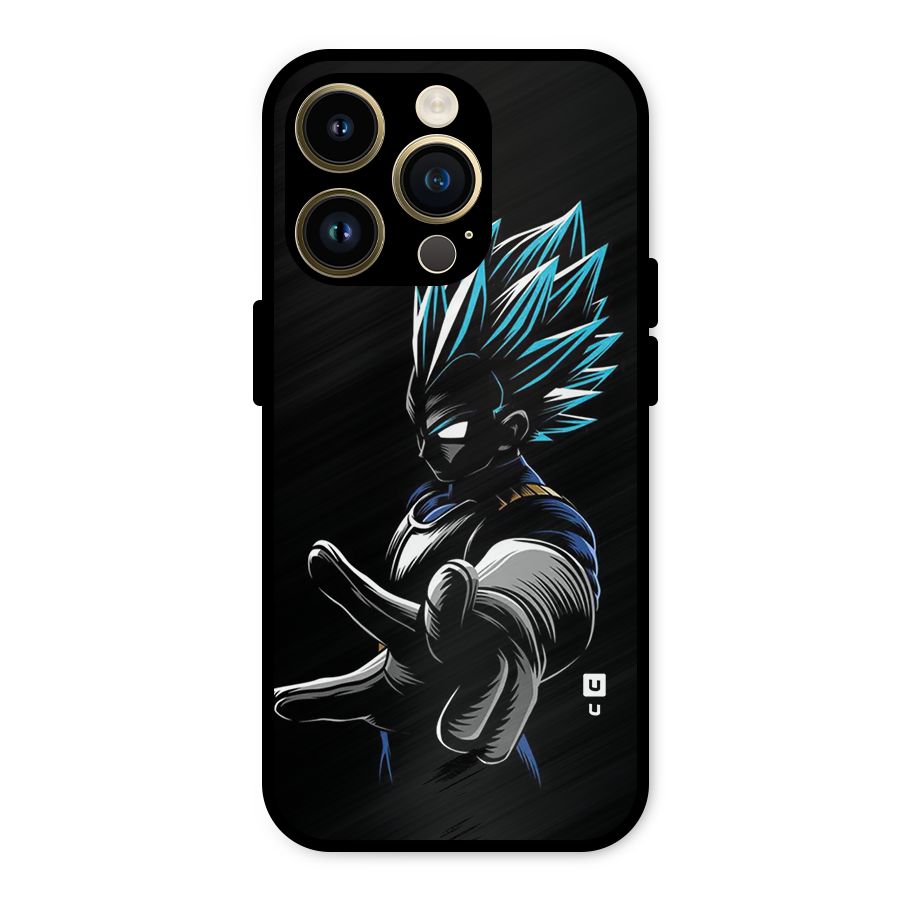 Vegeta Super Saiyan Metal Back Case for iPhone 14 Pro