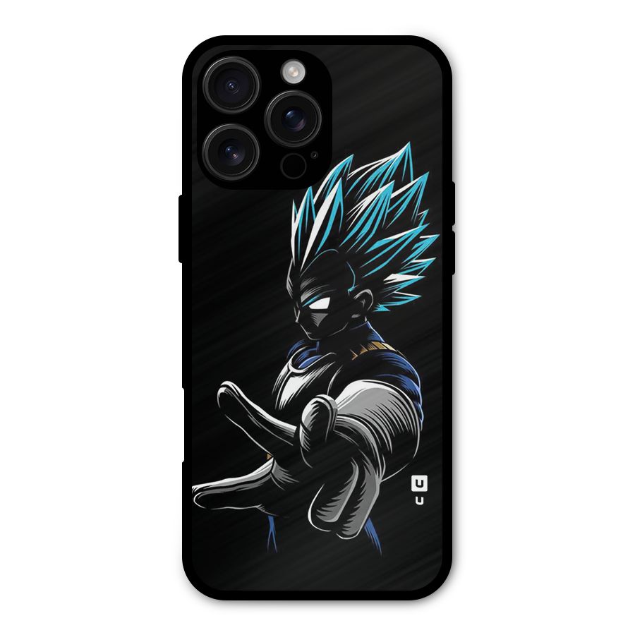Vegeta Super Saiyan Metal Back Case for iPhone 16 Pro Max