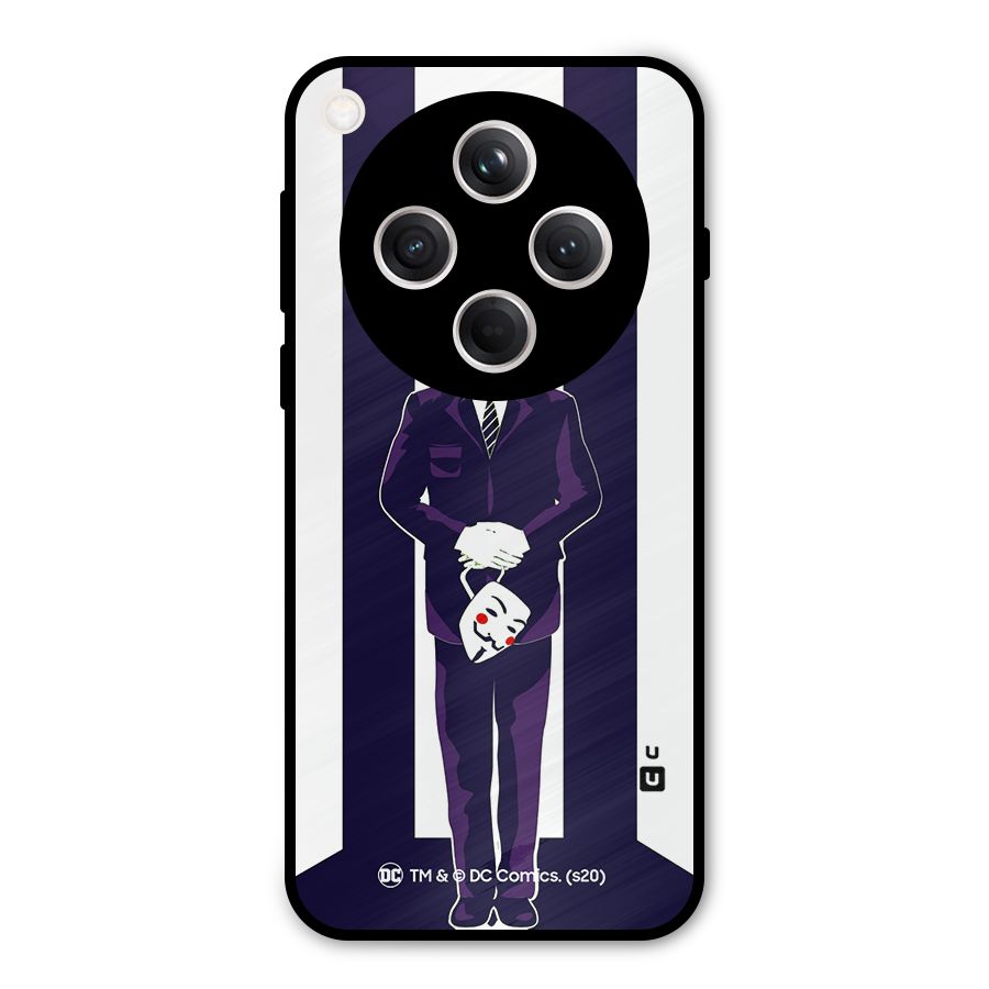 Vendetta Gentleman Holding Mask Illustration Metal Back Case for Oppo Find X8