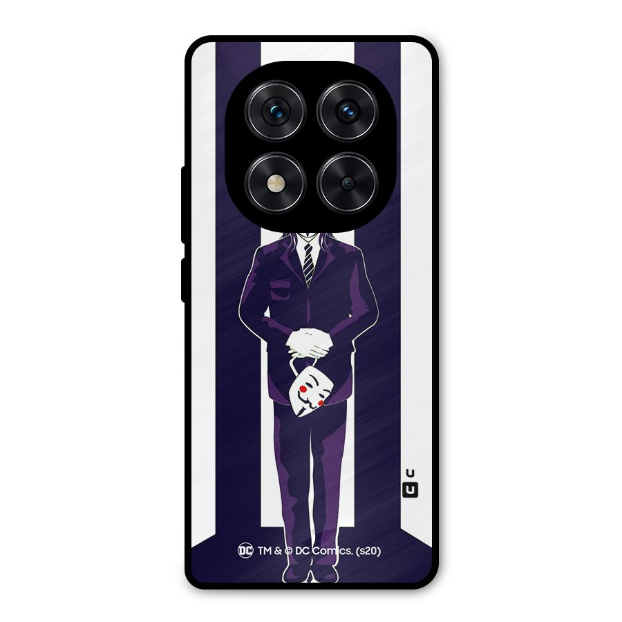 Vendetta Gentleman Holding Mask Illustration Metal Back Case for Poco X7