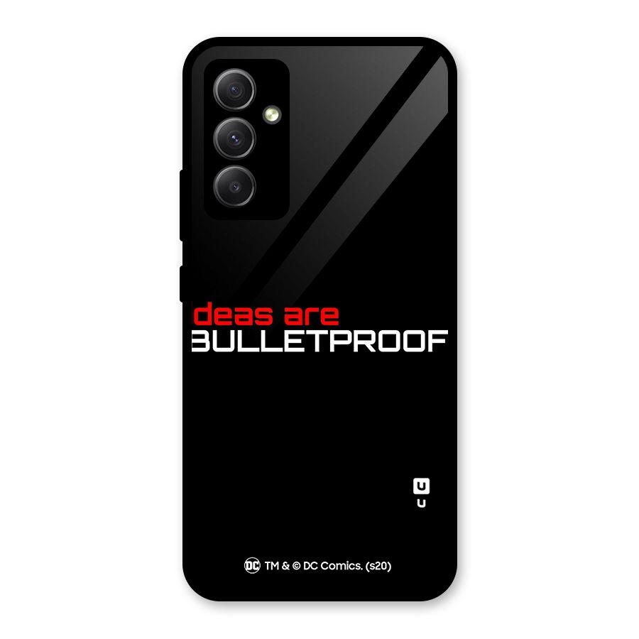 Vendetta Ideas are Bulletproof Glass Back Case for Galaxy A34