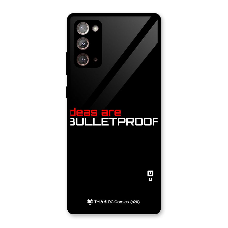 Vendetta Ideas are Bulletproof Glass Back Case for Galaxy Note 20