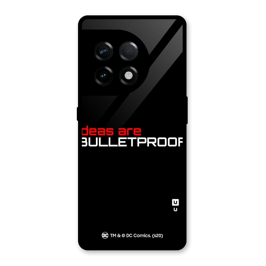 Vendetta Ideas are Bulletproof Glass Back Case for OnePlus 11R