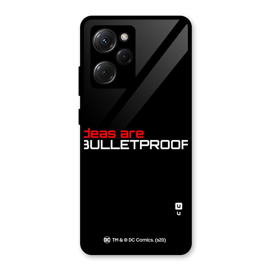 Vendetta Ideas are Bulletproof Glass Back Case for Poco X5 Pro