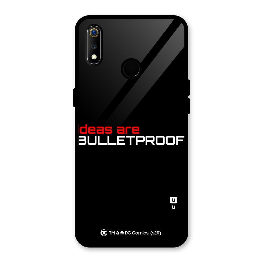 Vendetta Ideas are Bulletproof Glass Back Case for Realme 3i