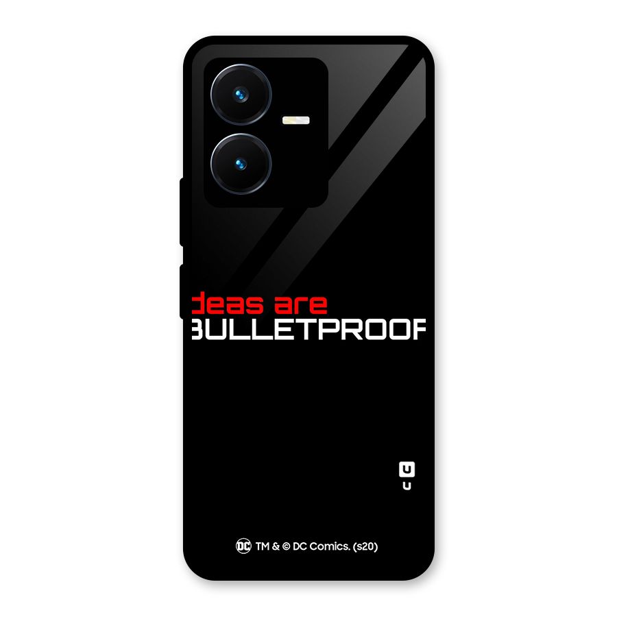Vendetta Ideas are Bulletproof Glass Back Case for Vivo Y22s