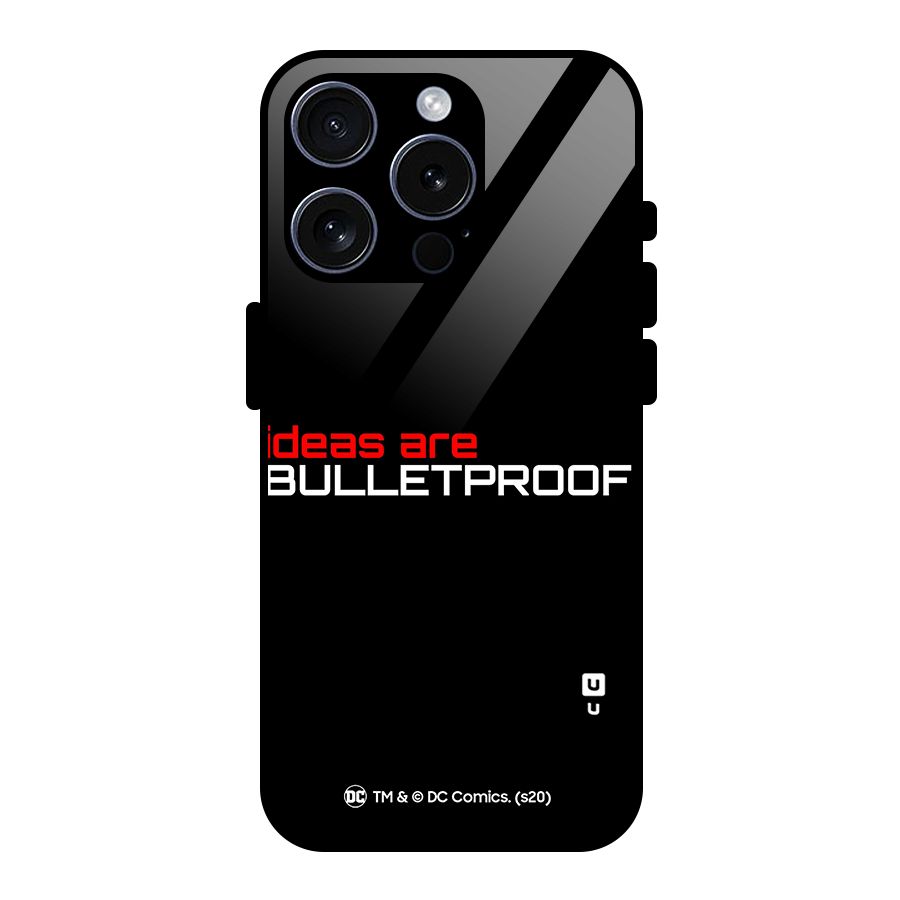 Vendetta Ideas are Bulletproof Glass Back Case for iPhone 15 Pro