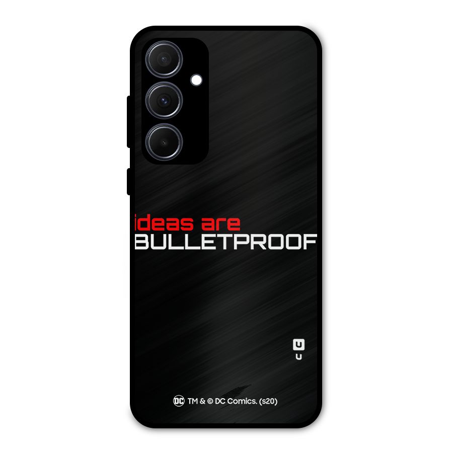 Vendetta Ideas are Bulletproof Metal Back Case for Galaxy A35