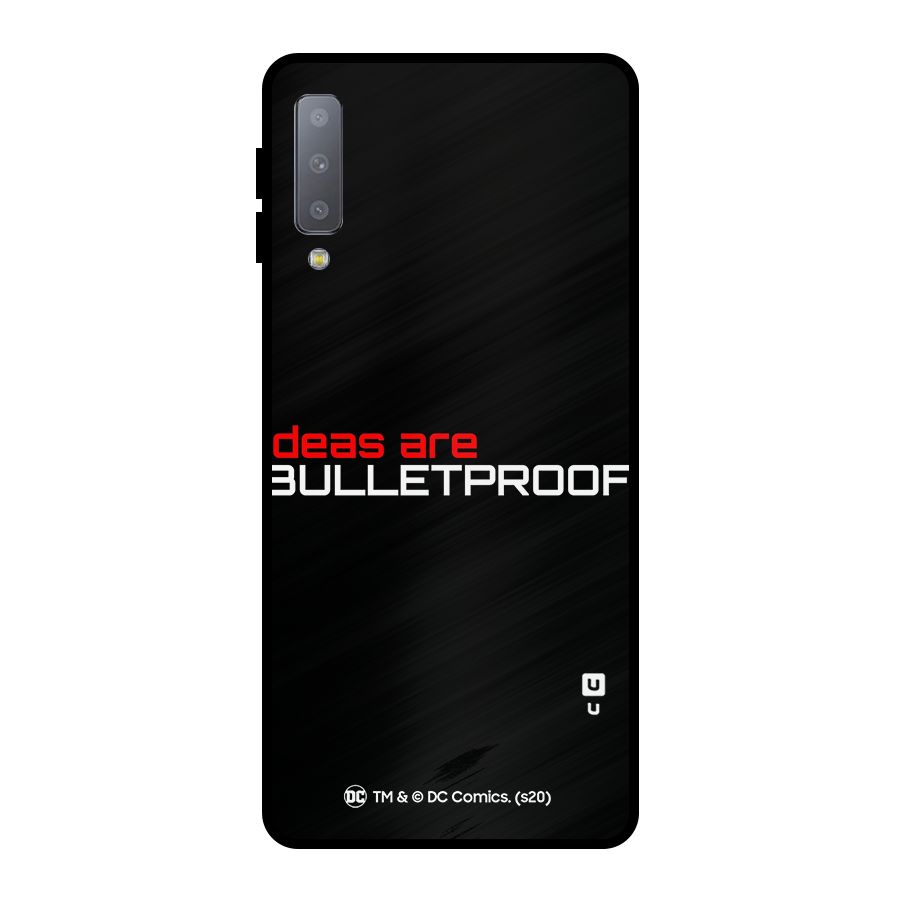 Vendetta Ideas are Bulletproof Metal Back Case for Galaxy A7 (2018)
