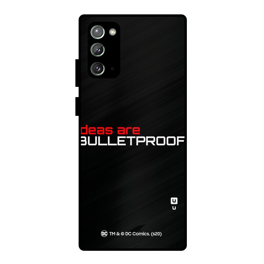 Vendetta Ideas are Bulletproof Metal Back Case for Galaxy Note 20