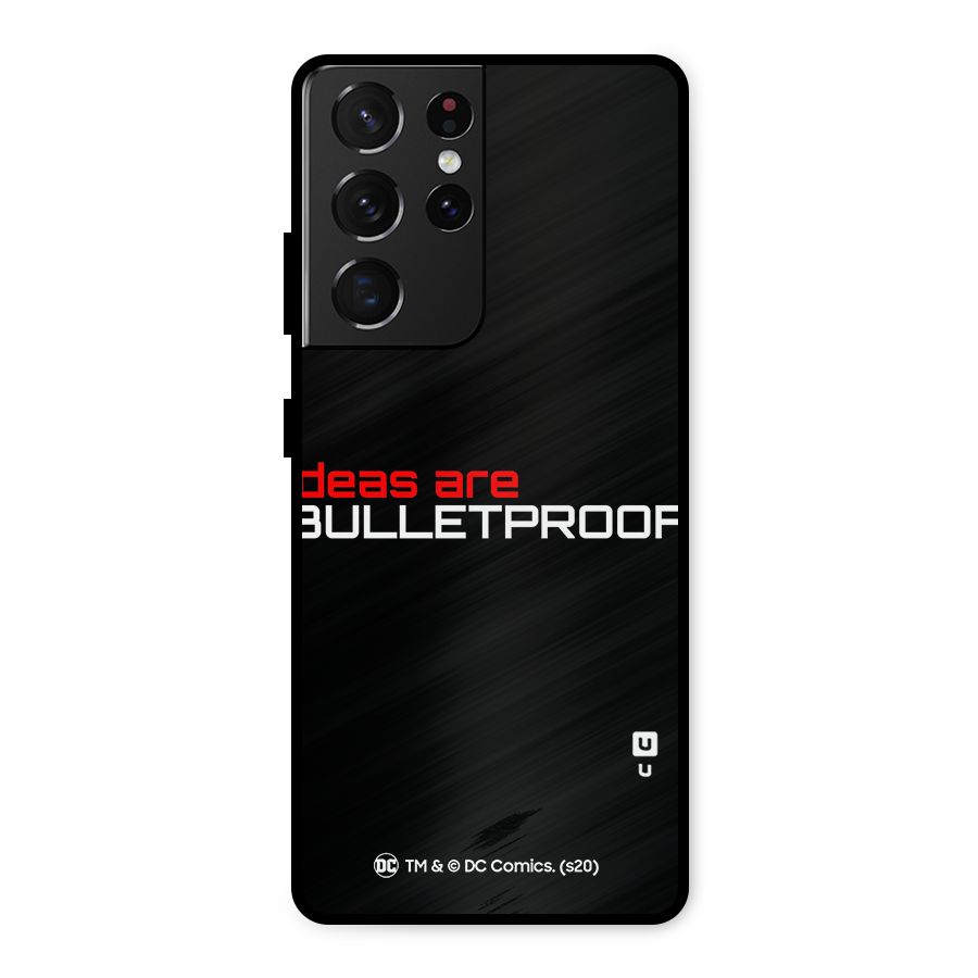 Vendetta Ideas are Bulletproof Metal Back Case for Galaxy S21 Ultra 5G