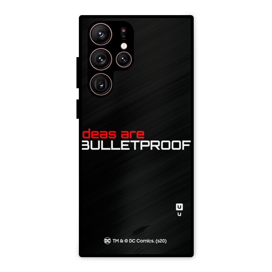 Vendetta Ideas are Bulletproof Metal Back Case for Galaxy S22 Ultra 5G