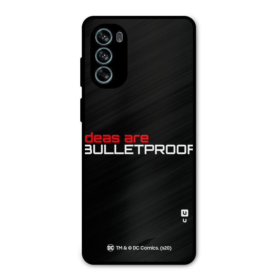 Vendetta Ideas are Bulletproof Metal Back Case for Moto G62