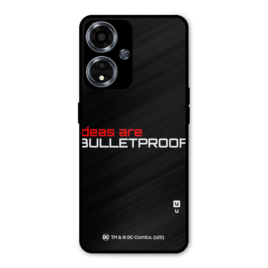 Vendetta Ideas are Bulletproof Metal Back Case for Oppo A59
