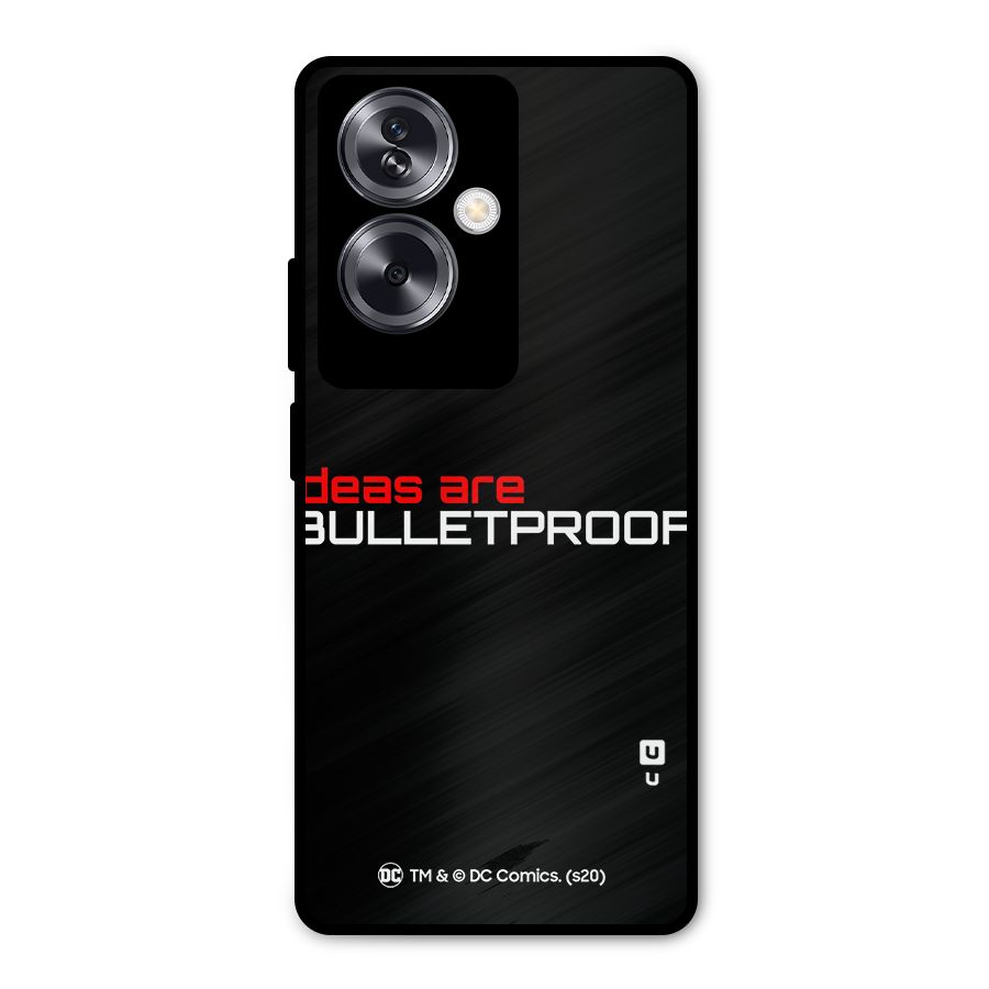 Vendetta Ideas are Bulletproof Metal Back Case for Oppo A79 5G