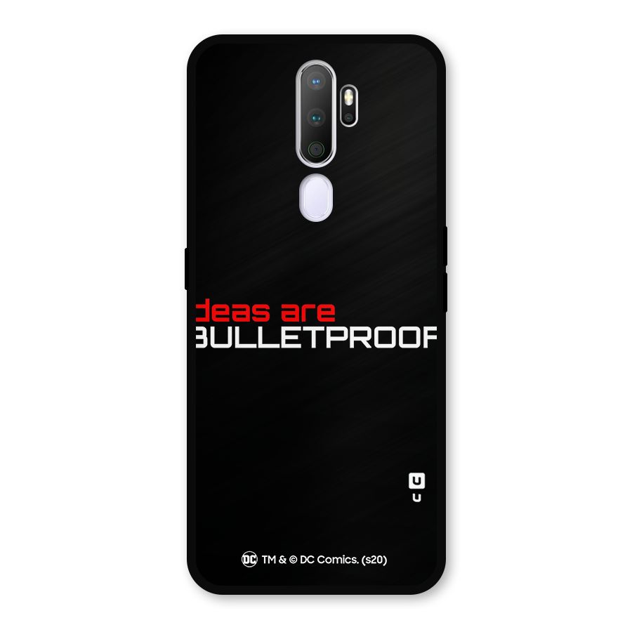 Vendetta Ideas are Bulletproof Metal Back Case for Oppo A9 (2020)