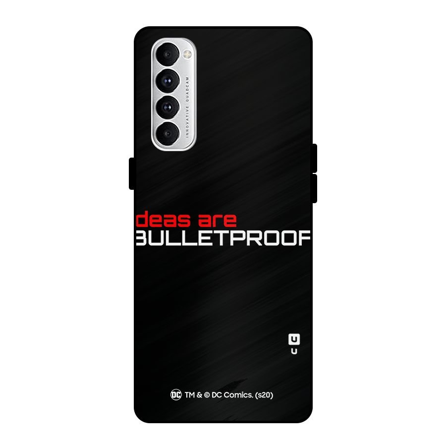 Vendetta Ideas are Bulletproof Metal Back Case for Oppo Reno4 Pro