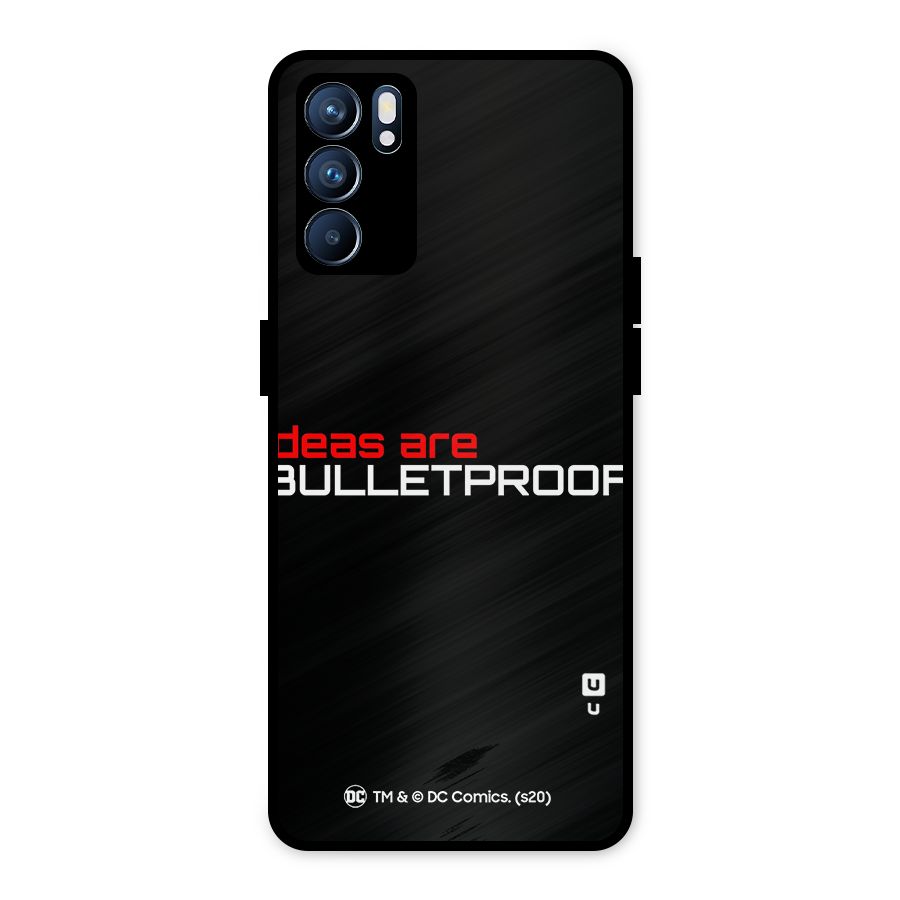 Vendetta Ideas are Bulletproof Metal Back Case for Oppo Reno6 5G