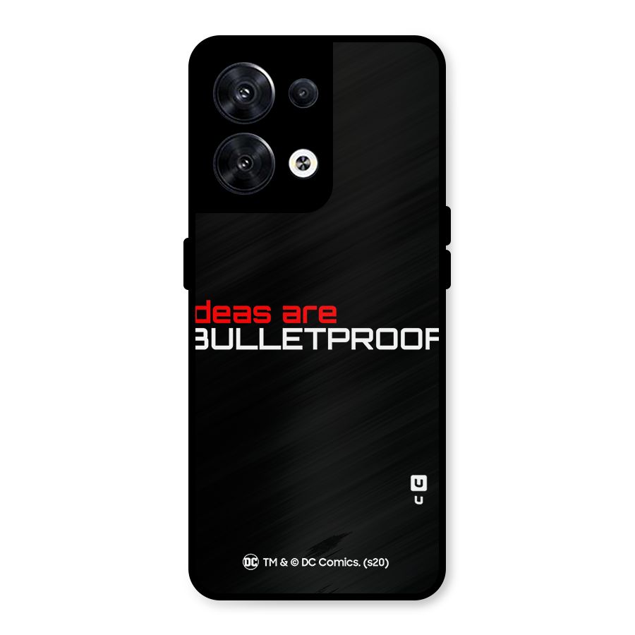 Vendetta Ideas are Bulletproof Metal Back Case for Oppo Reno8 5G