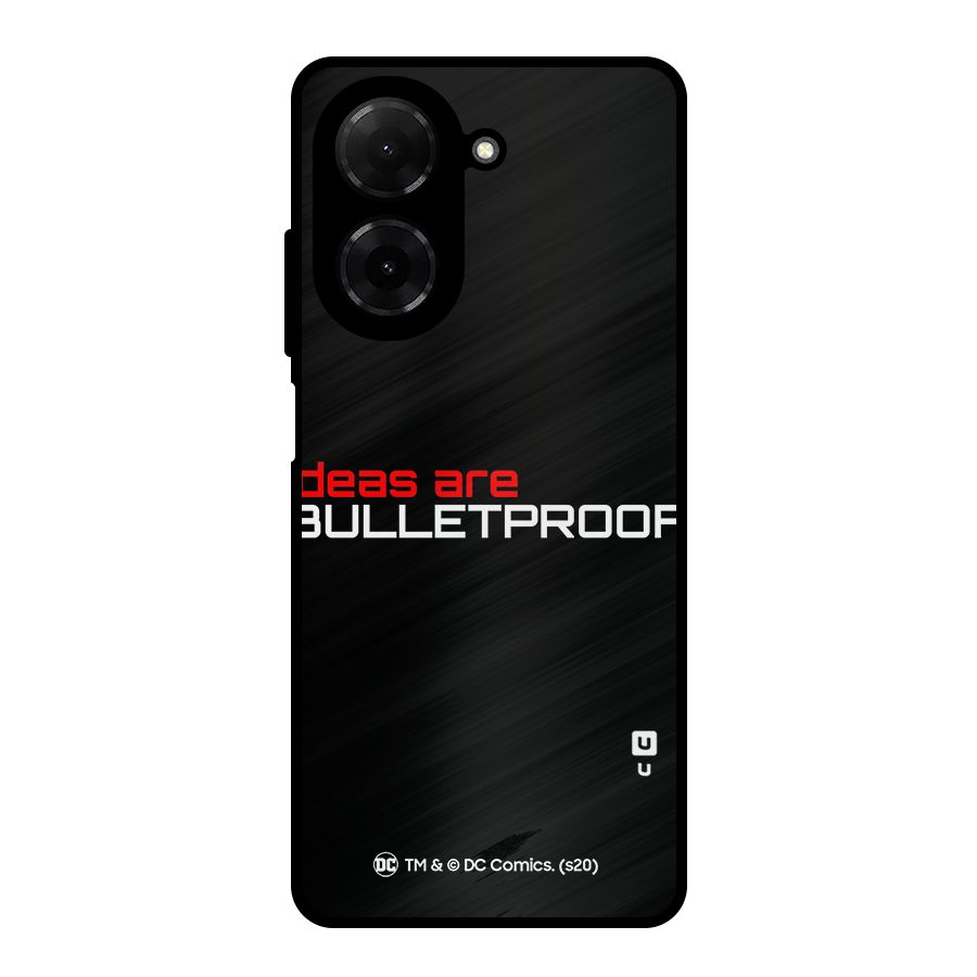 Vendetta Ideas are Bulletproof Metal Back Case for Poco C71