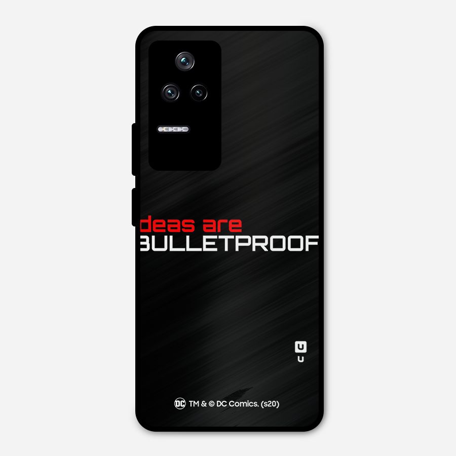 Vendetta Ideas are Bulletproof Metal Back Case for Poco F4 5G