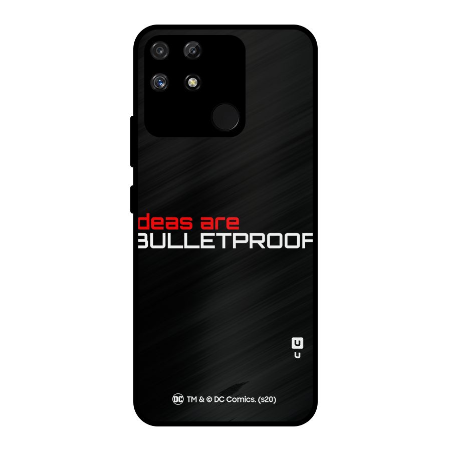 Vendetta Ideas are Bulletproof Metal Back Case for Realme Narzo 50A