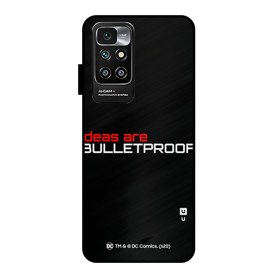 Vendetta Ideas are Bulletproof Metal Back Case for Redmi 10 Prime