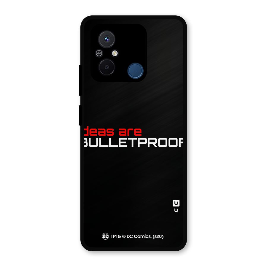 Vendetta Ideas are Bulletproof Metal Back Case for Redmi 12C