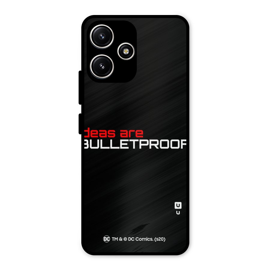 Vendetta Ideas are Bulletproof Metal Back Case for Redmi 12 5G