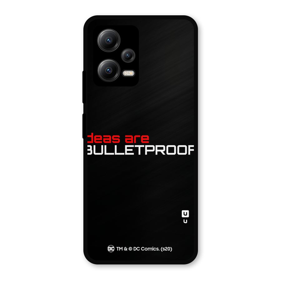 Vendetta Ideas are Bulletproof Metal Back Case for Redmi Note 12 5G
