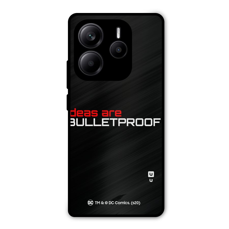 Vendetta Ideas are Bulletproof Metal Back Case for Redmi Note 14 5G