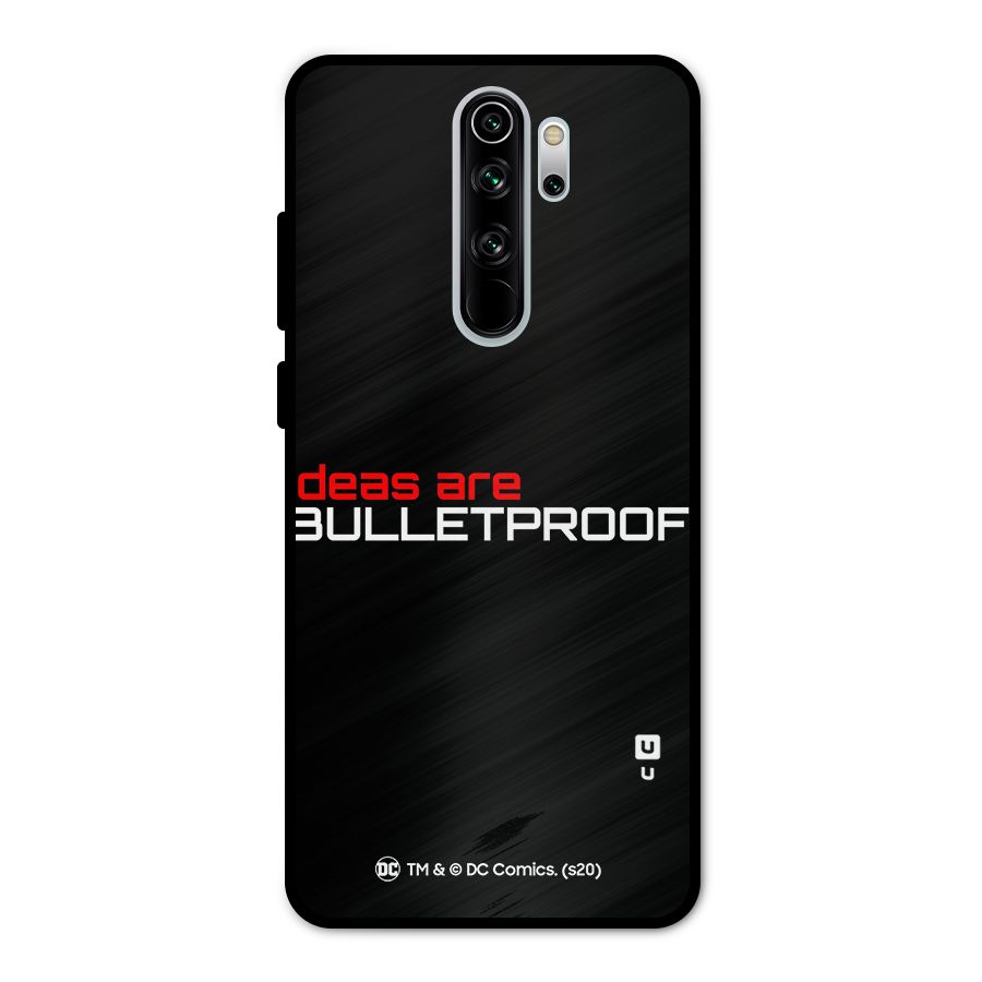 Vendetta Ideas are Bulletproof Metal Back Case for Redmi Note 8 Pro
