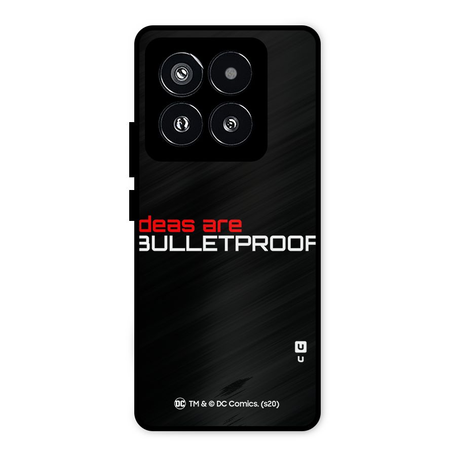 Vendetta Ideas are Bulletproof Metal Back Case for Xiaomi 14 Pro