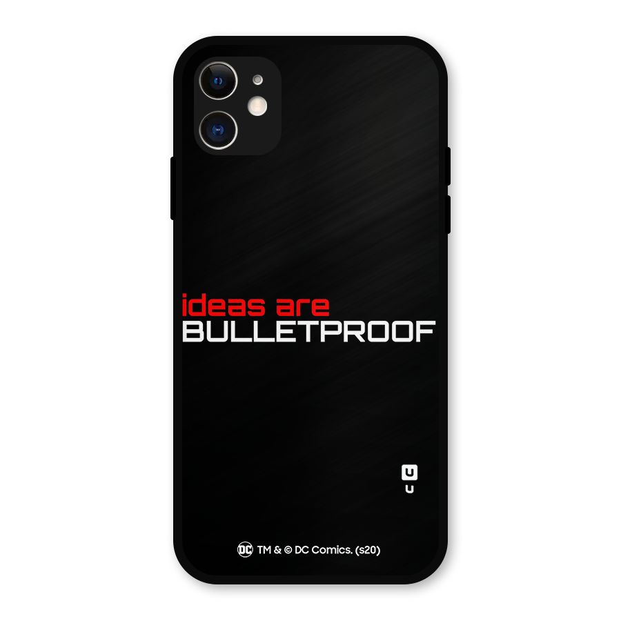 Vendetta Ideas are Bulletproof Metal Back Case for iPhone 11