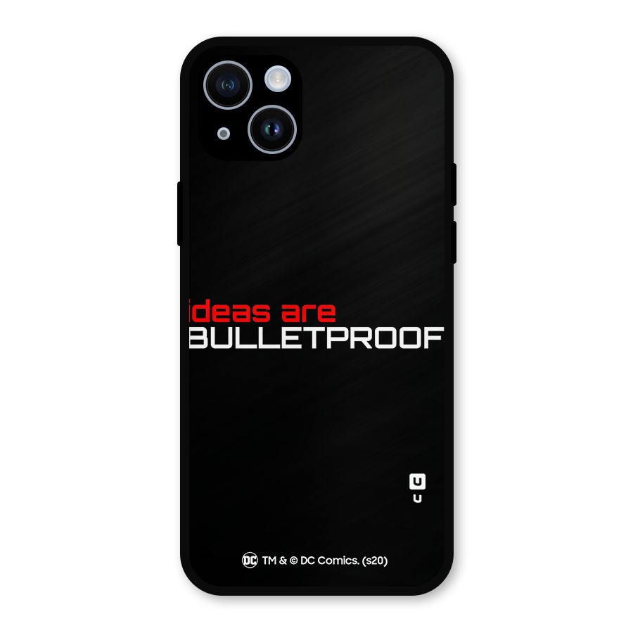 Vendetta Ideas are Bulletproof Metal Back Case for iPhone 14