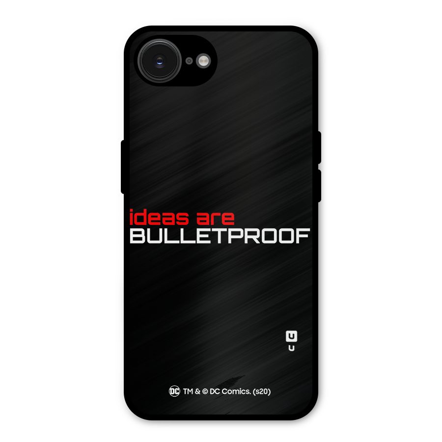 Vendetta Ideas are Bulletproof Metal Back Case for iPhone 16e