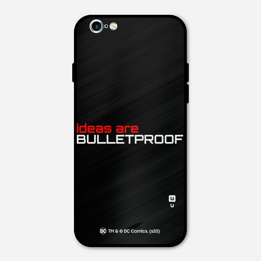 Vendetta Ideas are Bulletproof Metal Back Case for iPhone 6 6s