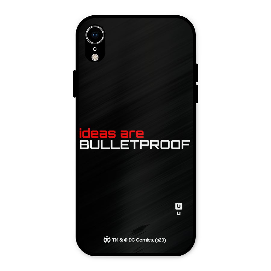 Vendetta Ideas are Bulletproof Metal Back Case for iPhone XR