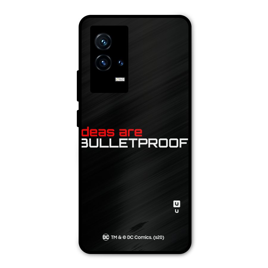 Vendetta Ideas are Bulletproof Metal Back Case for iQOO 9 5G