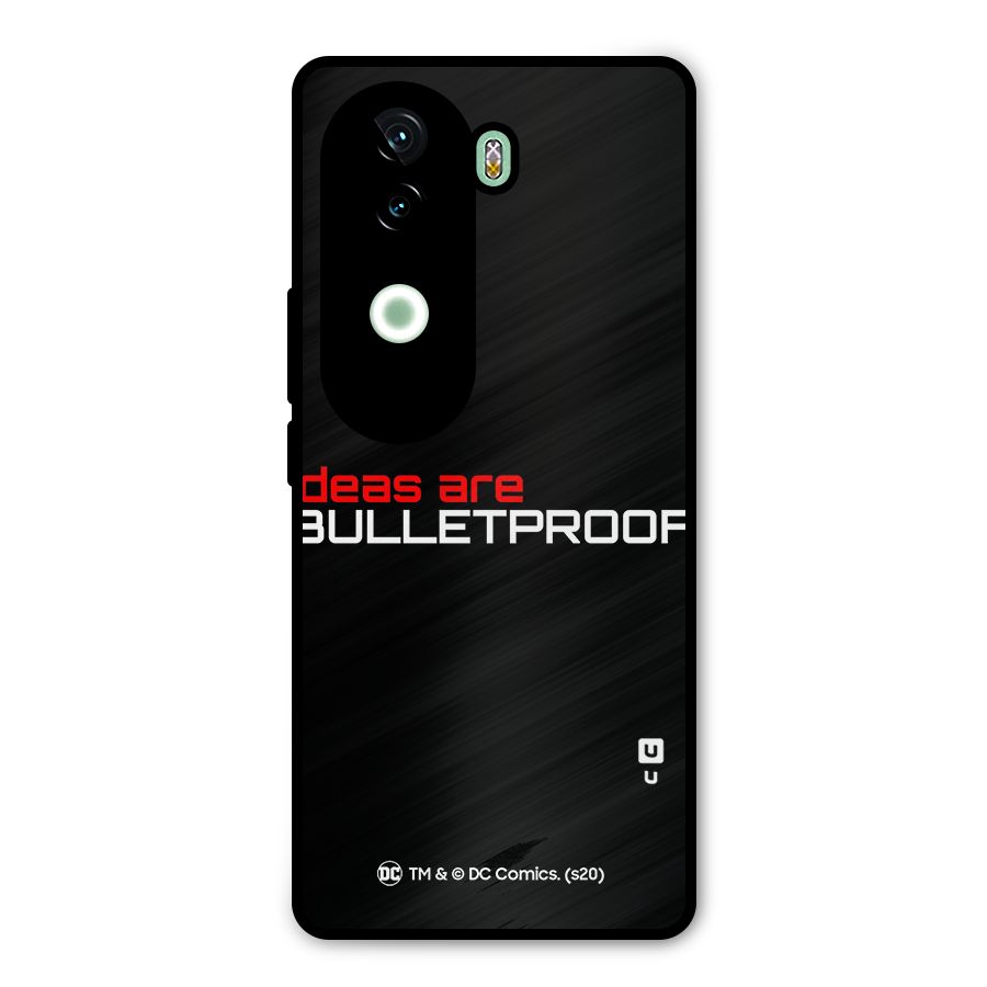Vendetta Ideas are Bulletproof Metal Back Case for iQOO Z9s