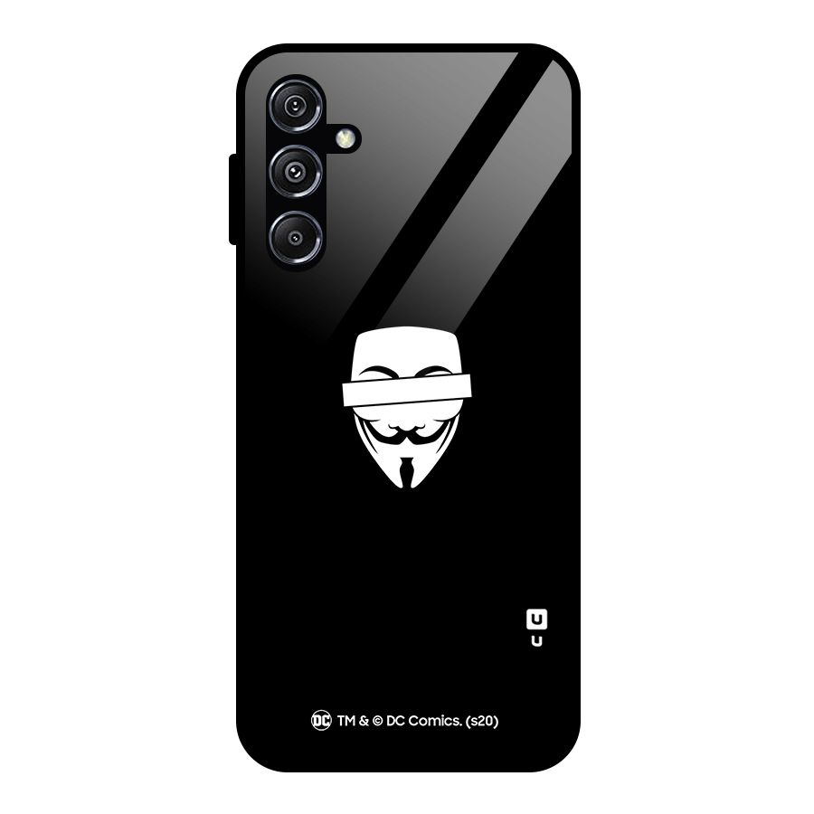 Vendetta Minimal Mask Glass Back Case for Galaxy M34 5G