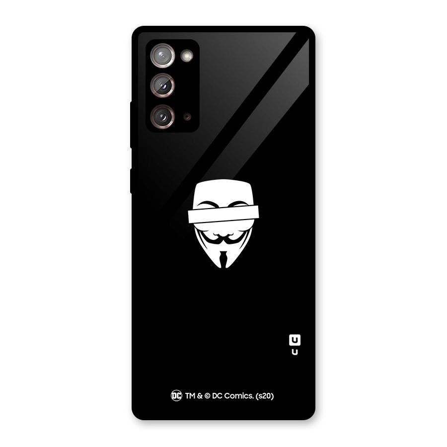 Vendetta Minimal Mask Glass Back Case for Galaxy Note 20
